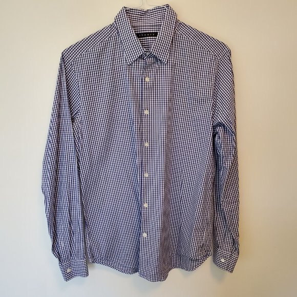 Theory Gingham Shirt (Size L) - Picture 2 of 5